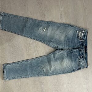 Abercrombie & Fitch Men's Light Blue Slim Jeans